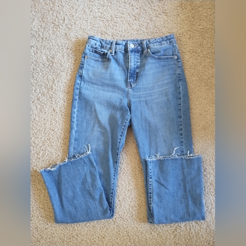 Uniqlo high rise jeans